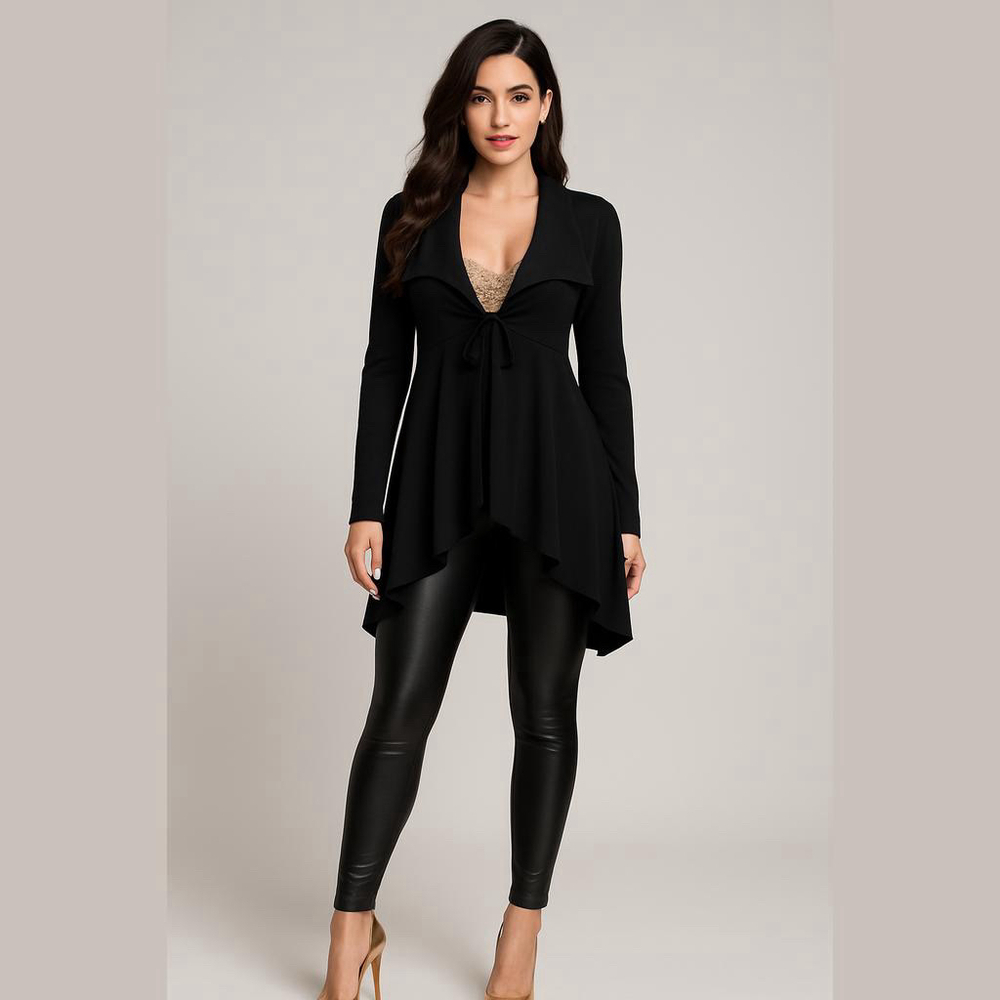 My Tribe Black Cardigan Size M NWOT